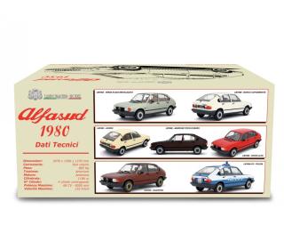Alfa Romeo Alfasud 1.2 4 Porte 1980 VERDE ACQUA MET. Laudoracing 1:18 Resinemodell (Türen, Motorhaube... nicht zu öffnen!)